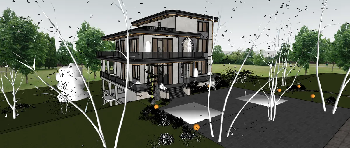 Ảnh gốc xuất từ SketchUp